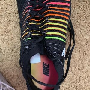 Nike rainbow colored sneakers